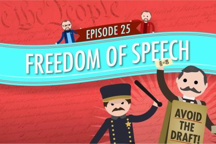 Freedom of Speech: Crash Course Government #25: asset-mezzanine-16x9