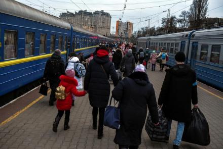 Ukraine's railroad workers create lifeline during war: asset-mezzanine-16x9