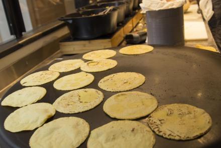 Tortillas at Chaia in Georgetown