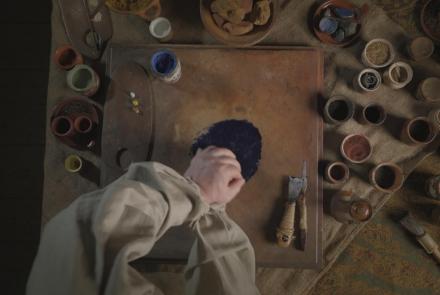 Vermeer Painting Scene