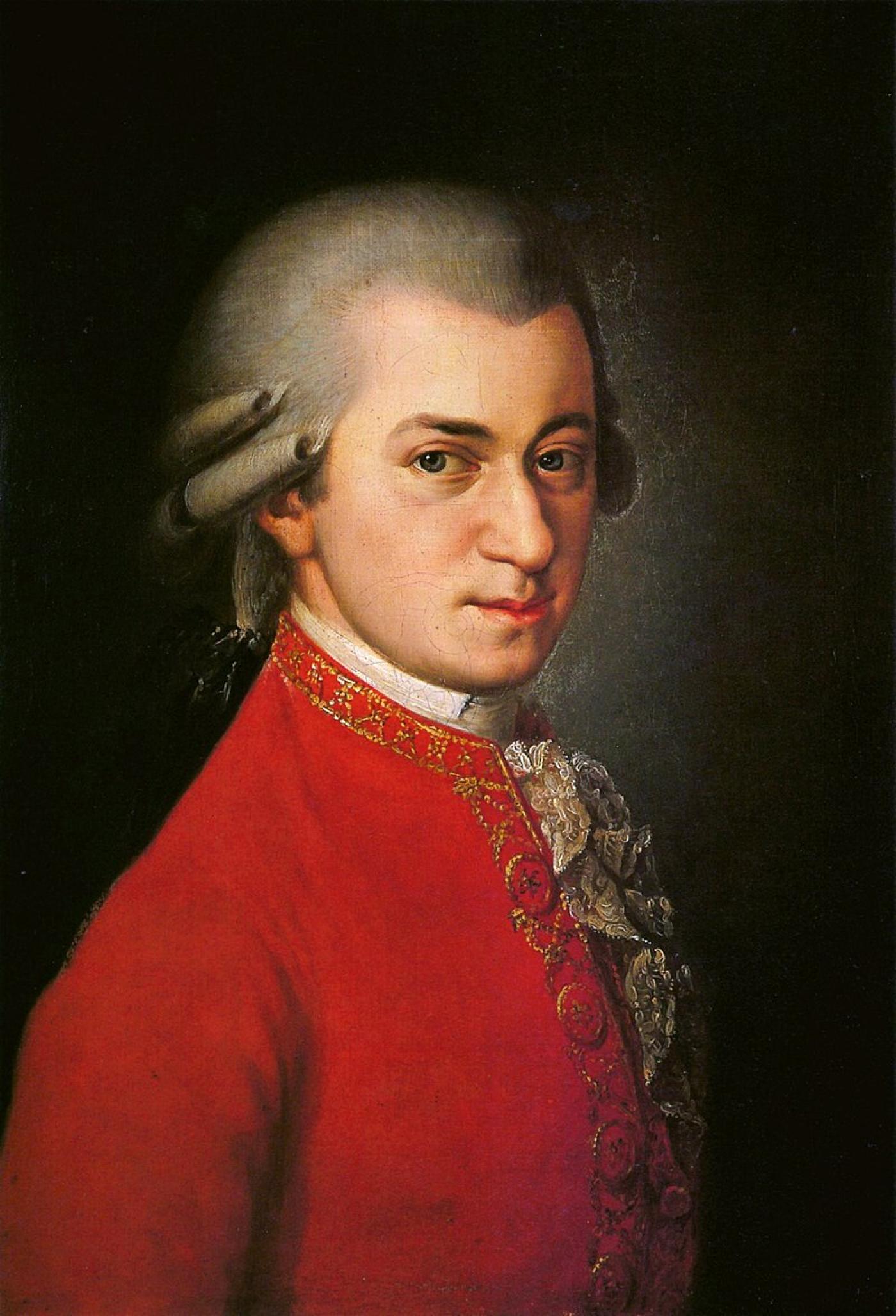 Wolfgang Amadeus Mozart by Brabara Kraft, 1819