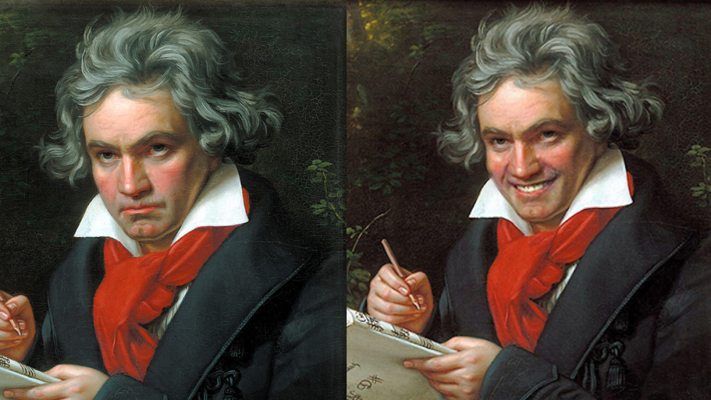 Beethoven smile