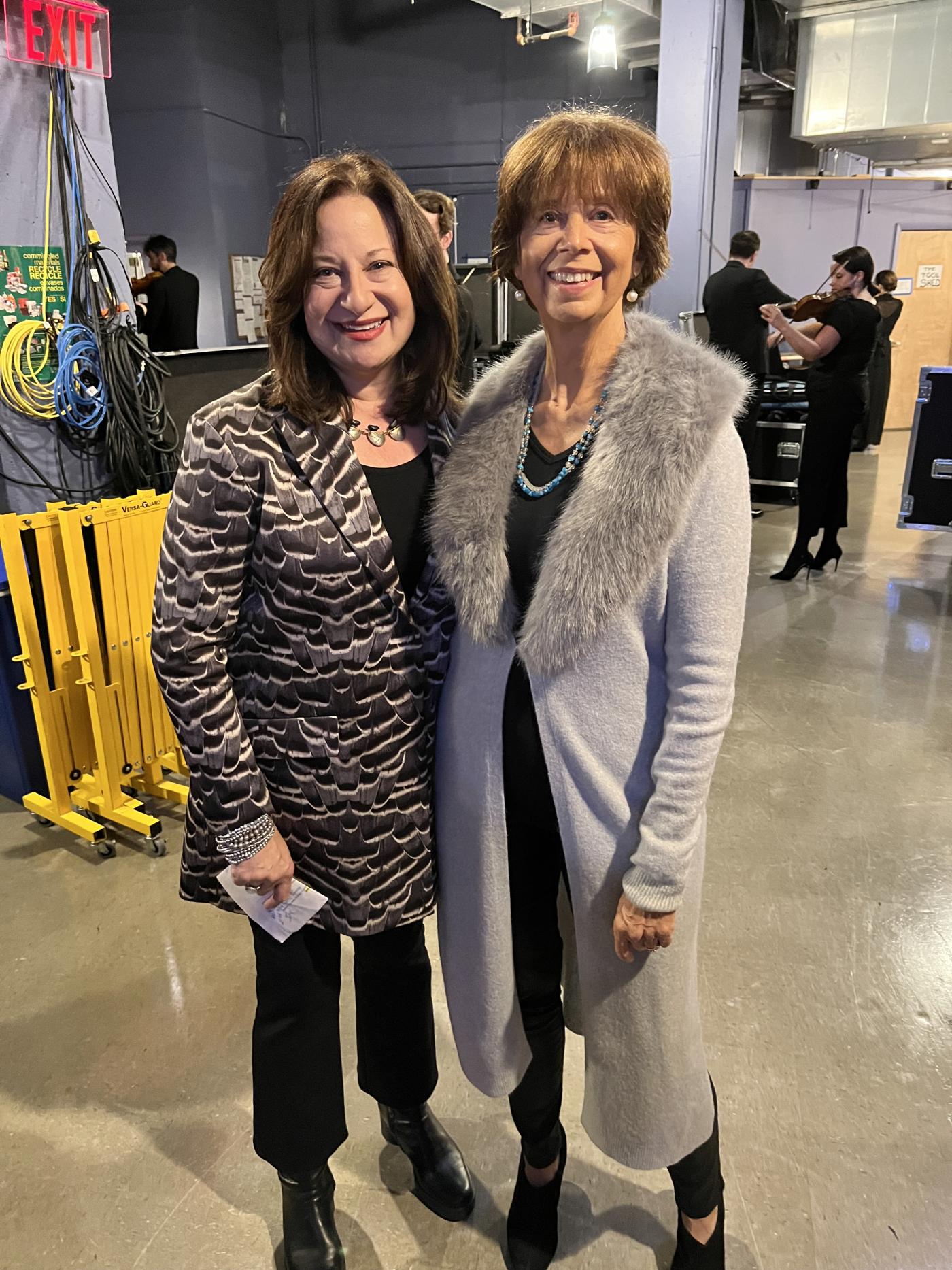 Nicole Lacroix with Washington Performing Arts president and CEO, Jenny Bilfield