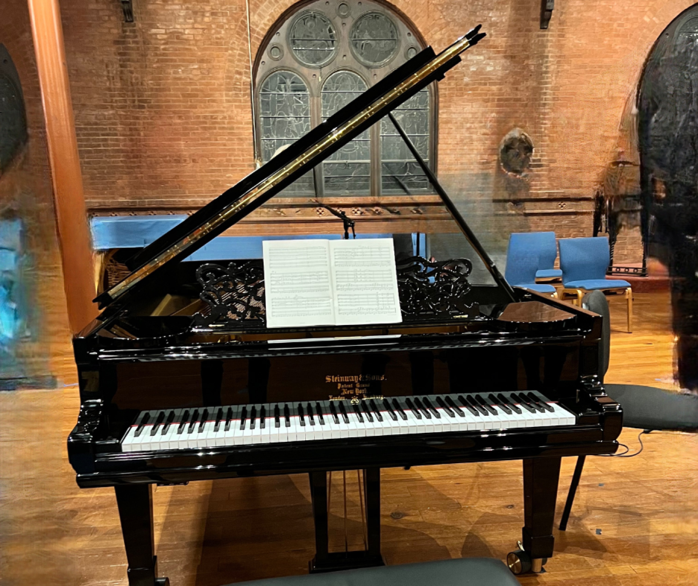 Refurbished Steinway recently acquired by Chiarina