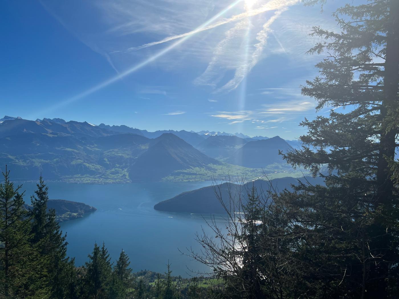 View of Lake Lucerne from the north