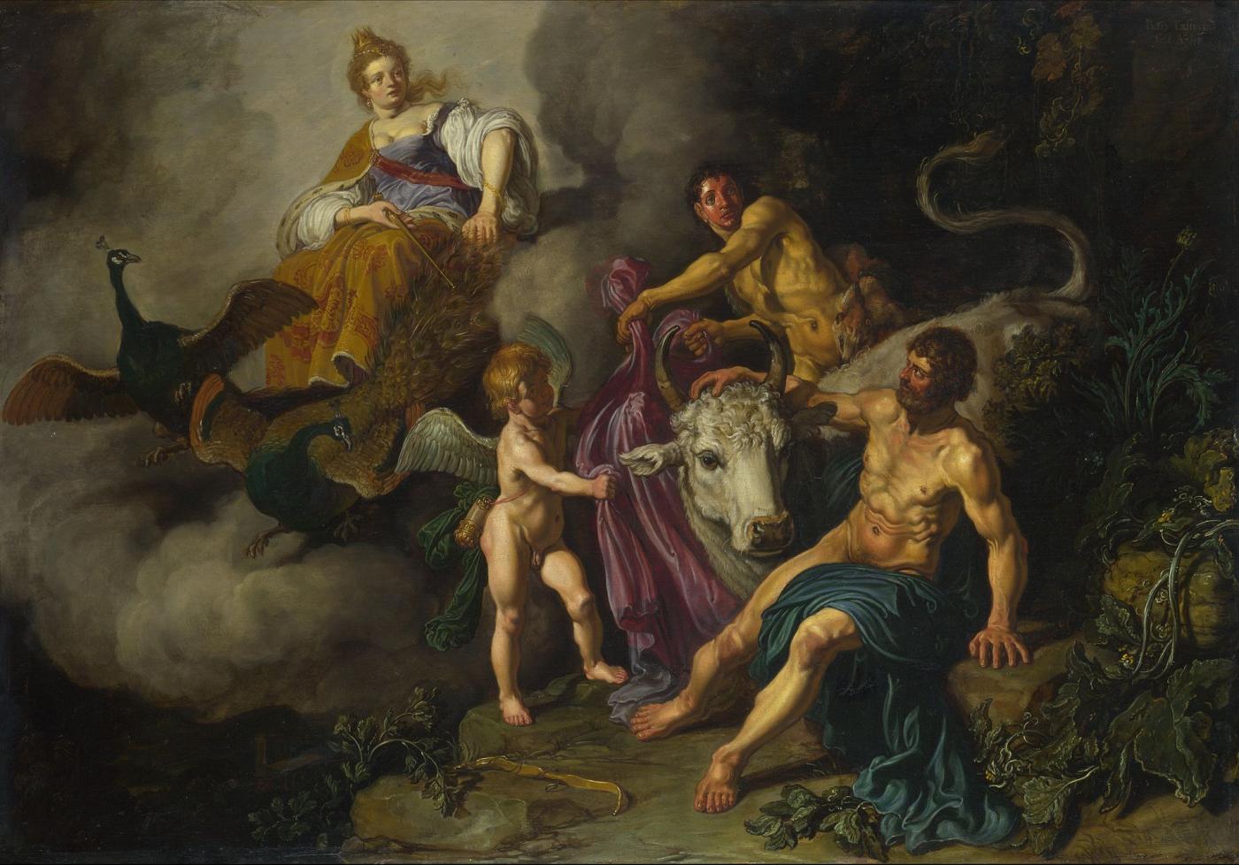 Juno Discovering Jupiter with Io by Pieter Lastman