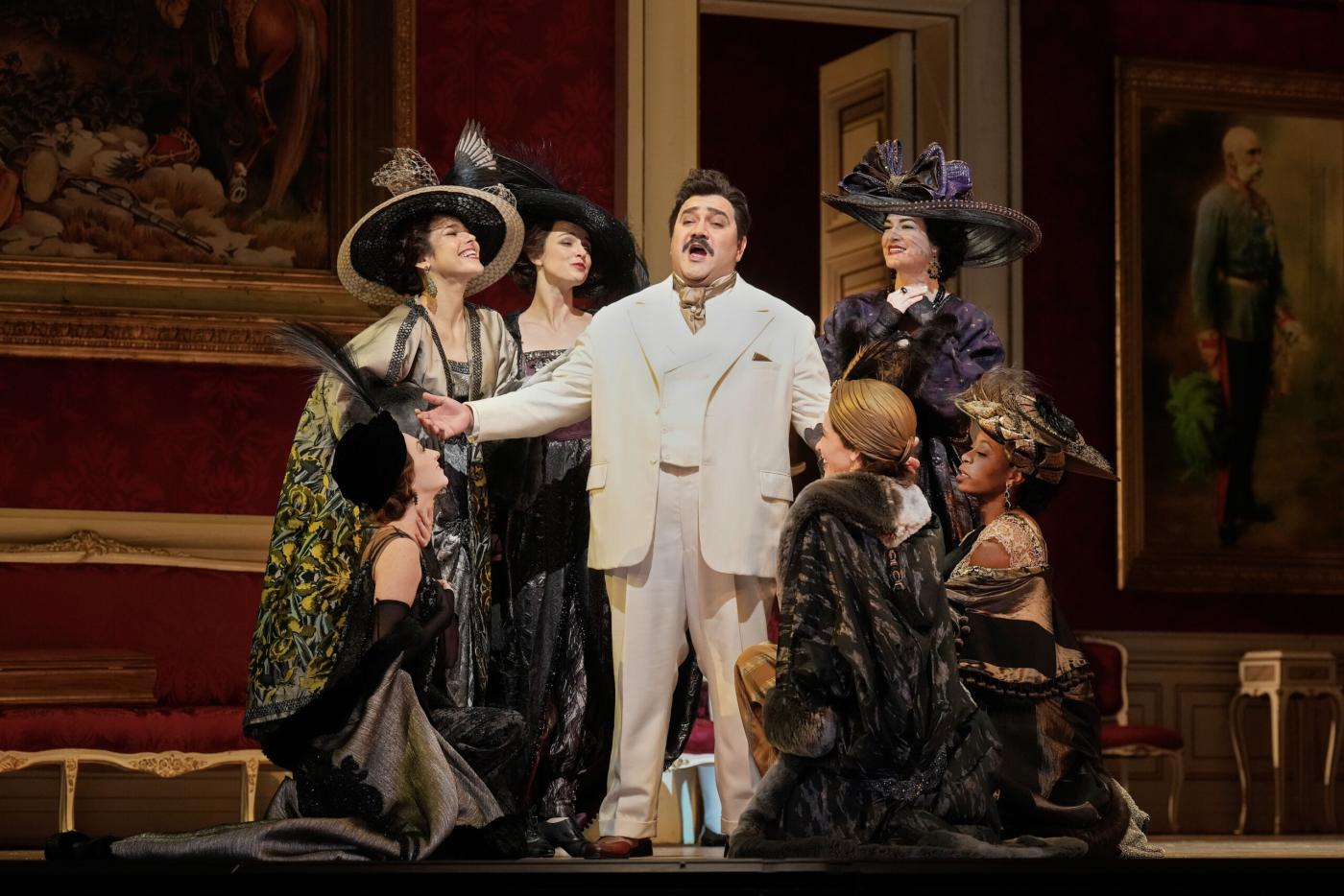 	 René Barbera as the Italian Singer in Strauss's "Der Rosenkavalier." Photo: Ken Howard / Met Opera