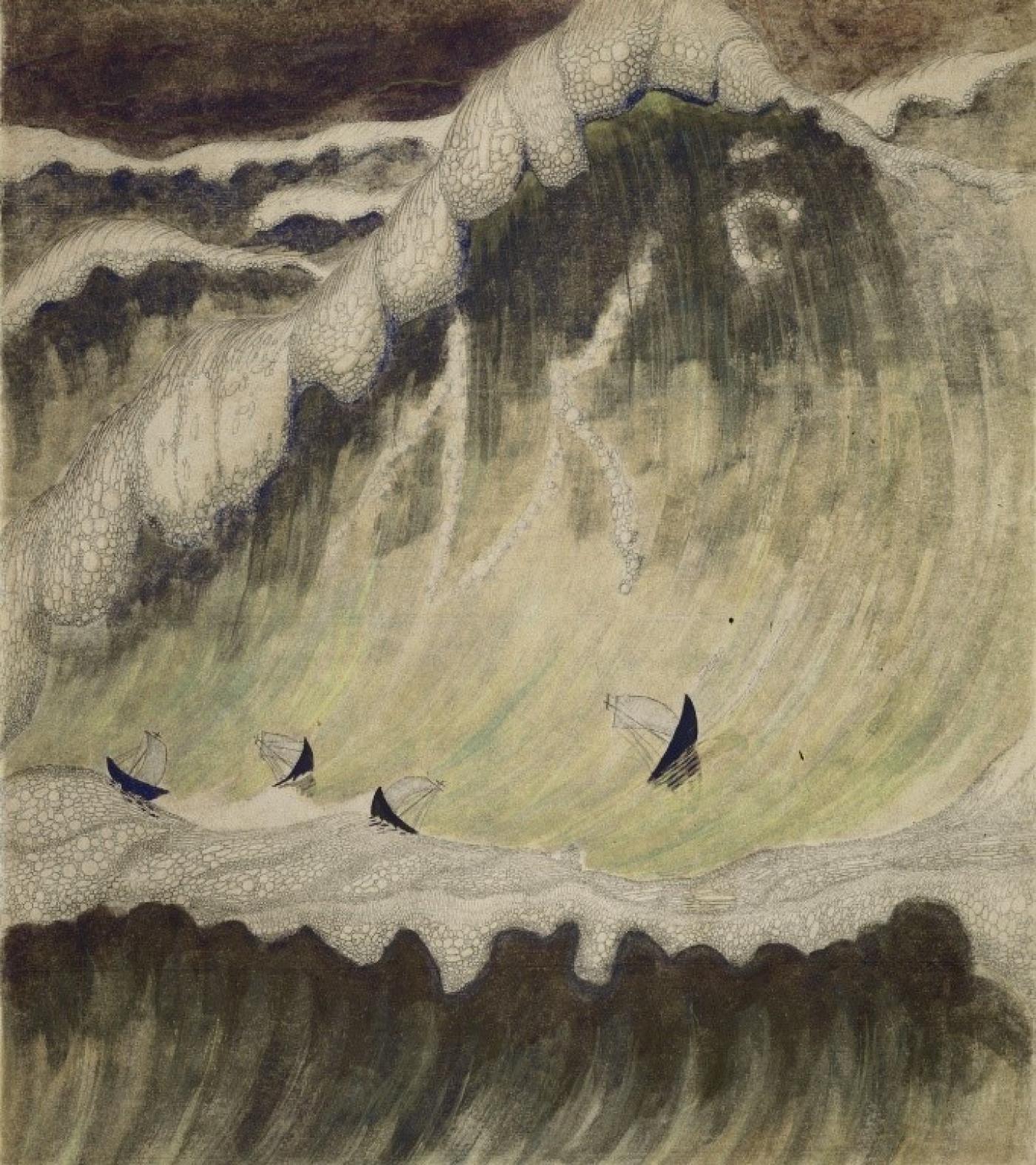 Sonata of the Sea: Finale, a 1908 painting by Čiurlionis    