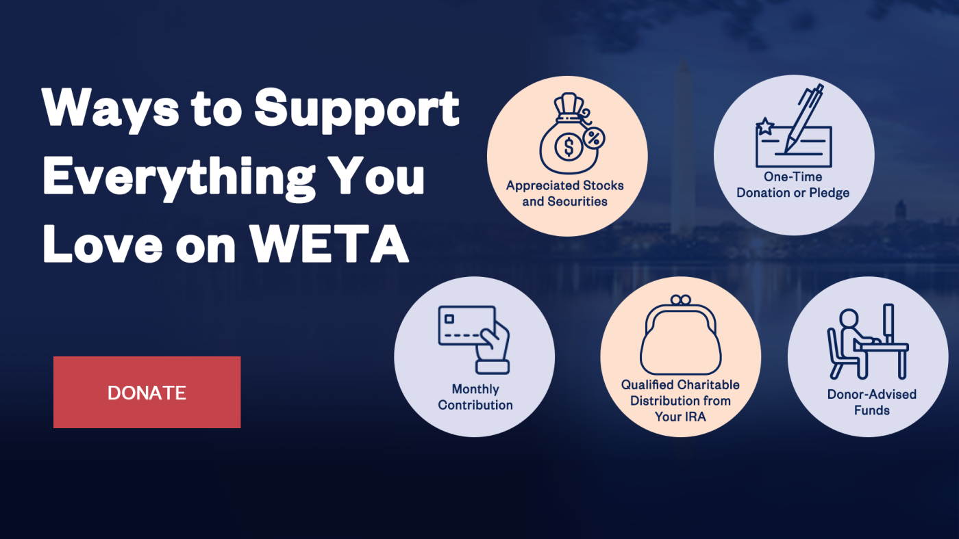 Ways to support everything you love on WETA