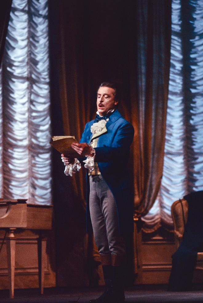 Alfredo Kraus in the title role of Massenet's "Werther." Photo: Met Archives